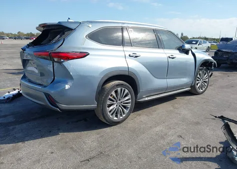 2021 Toyota Highlander Platinum from USA, damaged, VIN 5TDFZRAHXMS041022